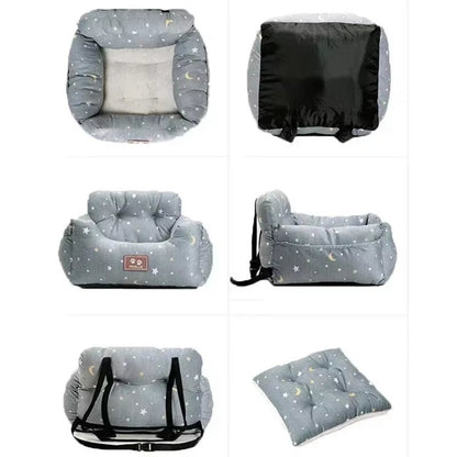 Transform Your Car Rides with the SecureNest™ Car Bed - Ultimate Comfort & Safety for Your Furry Friend - Petstorra Co